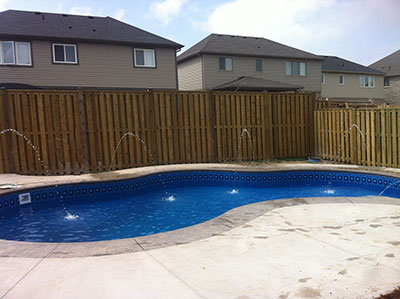 A Malibu Pools inground pool