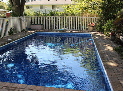 A Malibu Pools inground pool